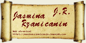 Jasmina Ržaničanin vizit kartica